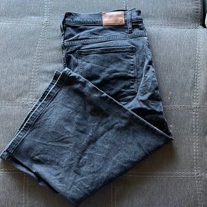 Madewell Wide Leg Crop Jeans